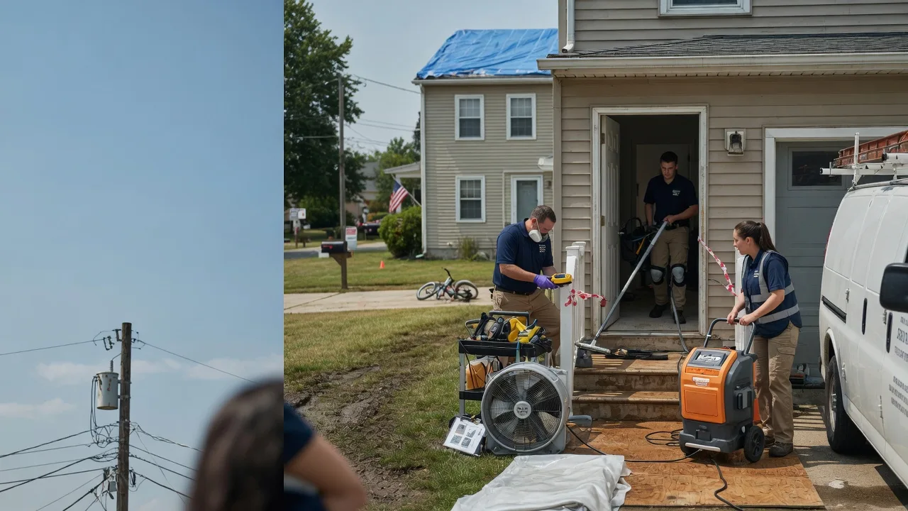 Water Damage Repair in Olmitz, KS near me